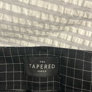 WHBM black checked trousers.